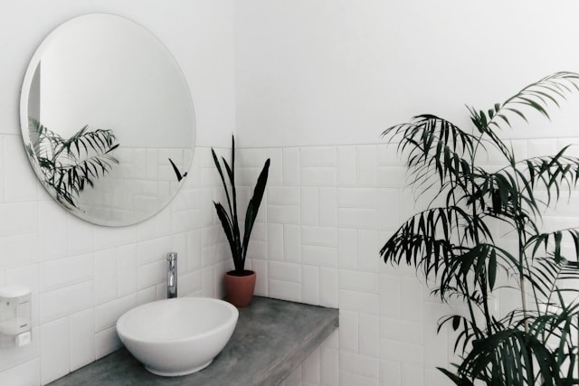 How to decorate a very small half bathroom